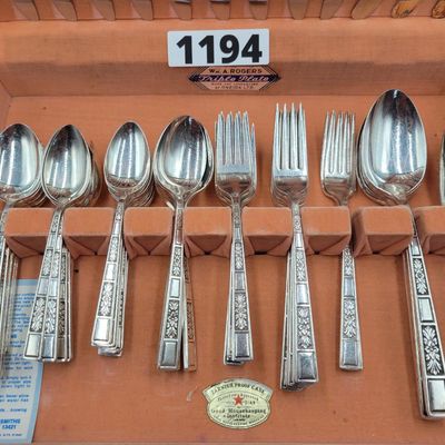 1194 - Reed and Barton Roman Court Silver Plate Service