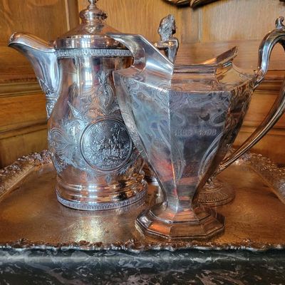 1197 - 7 Pieces of Silver Plate