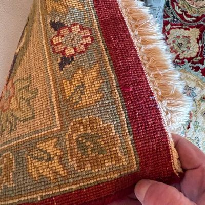 1198 - Kashan Indo Persian Mahal Area Oriental Rug