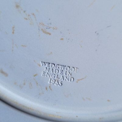 1211 - Hand Painted Bavarian Plate + Wedgewood