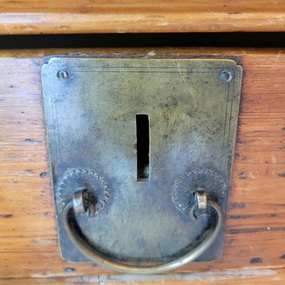 1233 - Antique Chinese Desk/ Altar table 2 Drawer