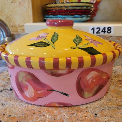 1248 - Contents of 3 Shelves Dishes, Teapots and Decor