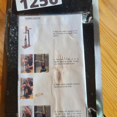 1256 - Legacy Wine Opener + Chipped Crystal Vase