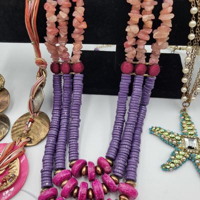 1323 - Lot of 4 Costume Necklaces