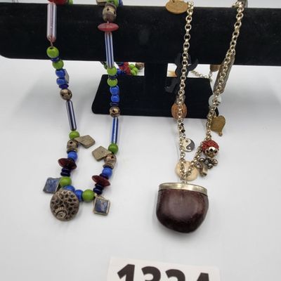1334 - 2 Artisan Necklases