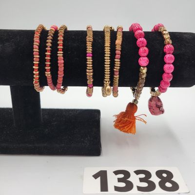 1338 - Lot of 9 Bracelets