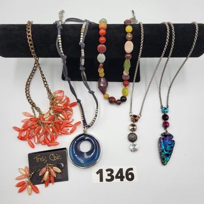 1346 - 6 Pieces of Signed Jewelry