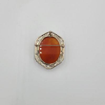 1352 - 14K White Gold Cameo