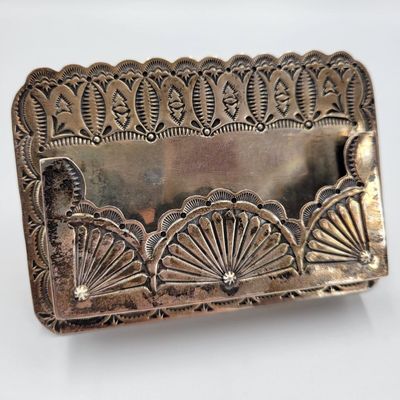 1353 - Sunshine Reeves Sterling Silver Navajo Card Holder