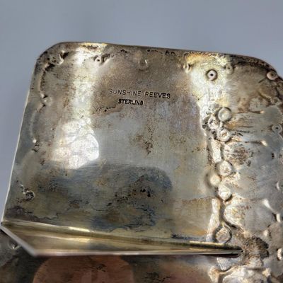 1353 - Sunshine Reeves Sterling Silver Navajo Card Holder