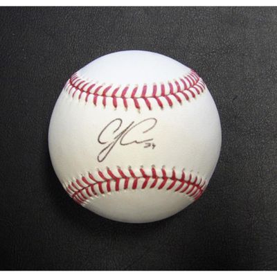 Colorado Rockies CJ Cron Signed Rawlings Official MLB Major League Baseball JSA Authenticated