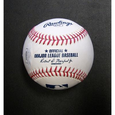 Colorado Rockies CJ Cron Signed Rawlings Official MLB Major League Baseball JSA Authenticated