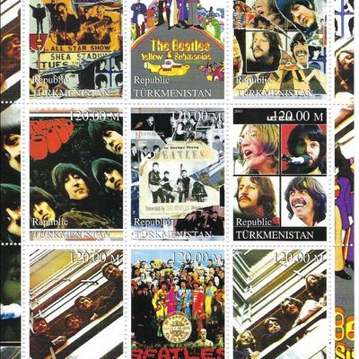 The Beatles - Commemorative Cinderella Stamp Set