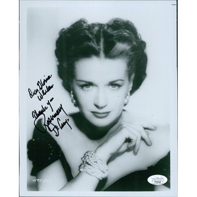 Yankee Doodle Dandy Rosemary DeCamp Signed 8x10 Glossy Photo JSA Authenticated
