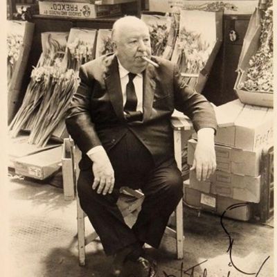 Frenzy Alfred Hitchcock signed portrait photo