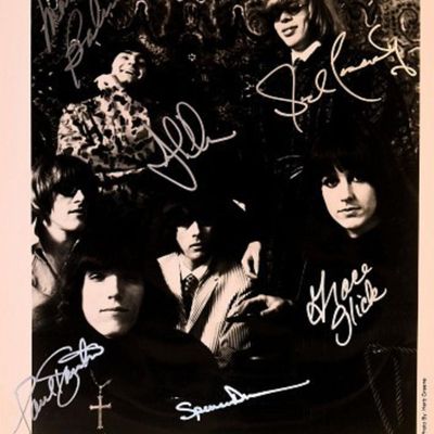Jefferson Airplane signed promo photo