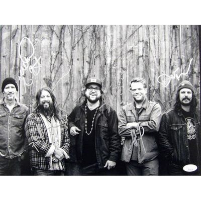 Bluegrass Band Greensky Signed 11x14 Matte Photo by 5