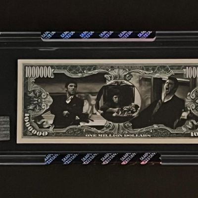 Scarface Limited Edition Encapsulated Al Pacino 1000000 Bill