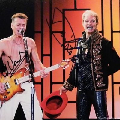 Van Halen signed promo photo