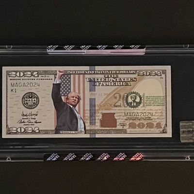 Donald Trump Limited Edition Encapsulated US President MAGA 2024 Limited Edition Collectible Bill