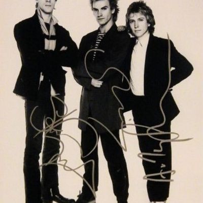 The Police signed promo photo