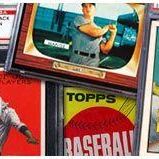 Sale Photo Thumbnail #36: Collection of PSA-graded vintage baseball trading cards including Babe Ruth, Mickey Mantle, Walter Johnson, and Lou Gehrig.