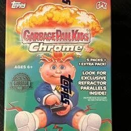 Topps Garbage Pail Kids Chrome blaster box, sealed in original shrink wrap.