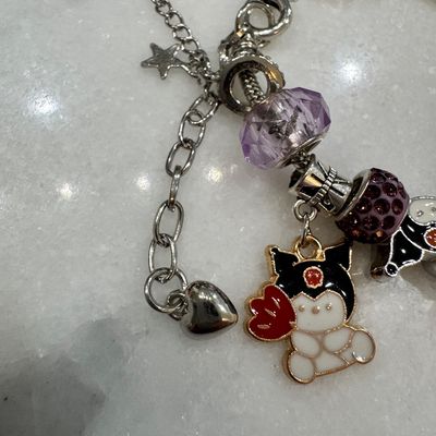 Cute Kuromi Charm Bracelet K4