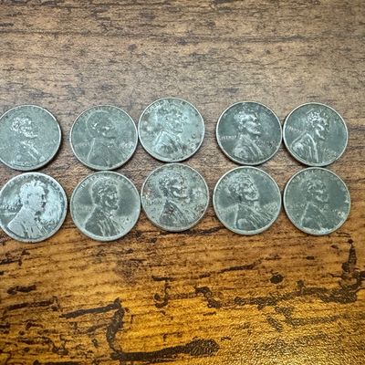10 Steel Pennies