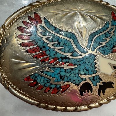 Vintage SSI Belt Buckle L4