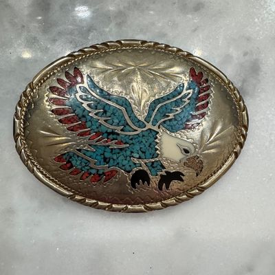 Vintage SSI Belt Buckle L4