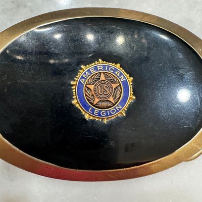 Vintage American Legion Belt Buckle L4