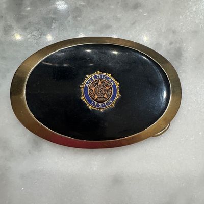 Vintage American Legion Belt Buckle L4