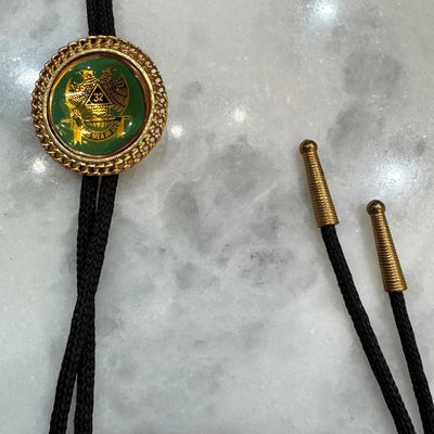 32nd Degree Scottish Rite Masonic bolo tie L4