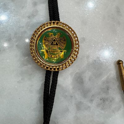 32nd Degree Scottish Rite Masonic bolo tie L4