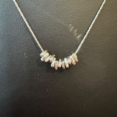 Super Cute Silver Tone Necklace A31