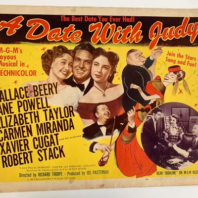 A Date with Judy vintage movie poster