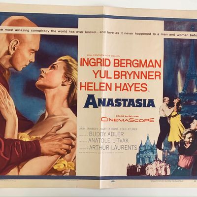 Anastasia vintage 1956 movie poster