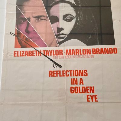 Reflections In A Golden Eye vintage movie poster