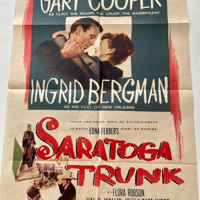 Saratoga Trunk vintage movie poster
