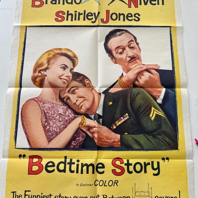 Bedtime Story 1964 vintage movie poster