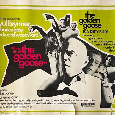 The File of the Golden Goose 1969 vintage movie poster