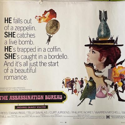 The Assassination Bureau 1969 vintage movie poster