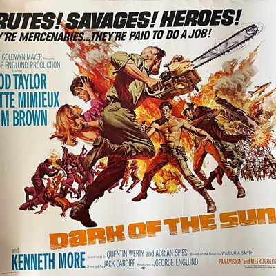 Dark of the Sun 1968 vintage movie poster