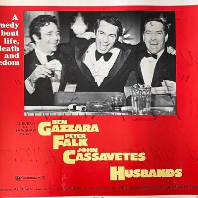 Husbands 1970 vintage movie poster