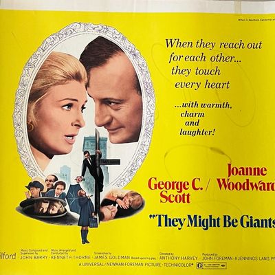 They Might Be Giants 1971 vintage movie poster