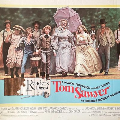 Tom Sawyer 1973 vintage movie poster