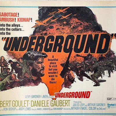 Underground 1970 vintage movie poster