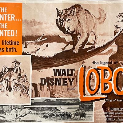 The Legend of Lobo 1962 vintage movie poster