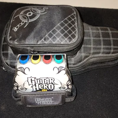 Nintendo DS Guitar Hero On Tour Hand Held Guitar Grip Controller & On Tour Decades Games plus Guitar Carrying Case